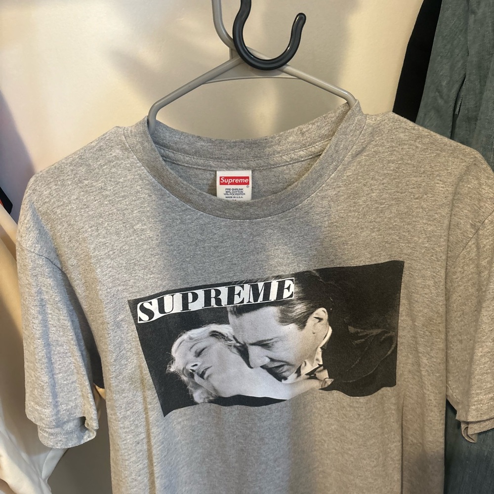 Supreme Gray Graphic T-Shirt